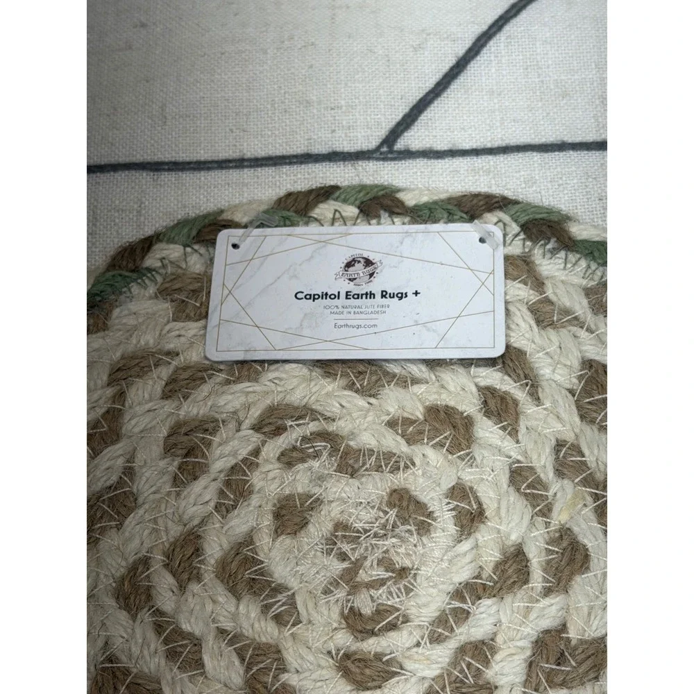 Capitol Earth Rugs Round Coaster 7